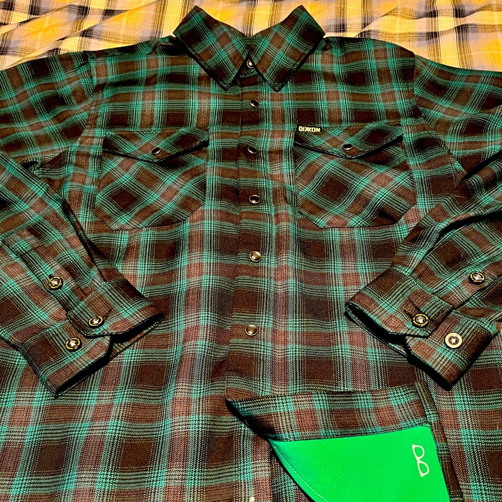 Dixon flannel the McCaffrey. Sold out very rare St. Patrick’s Day flannel!!
